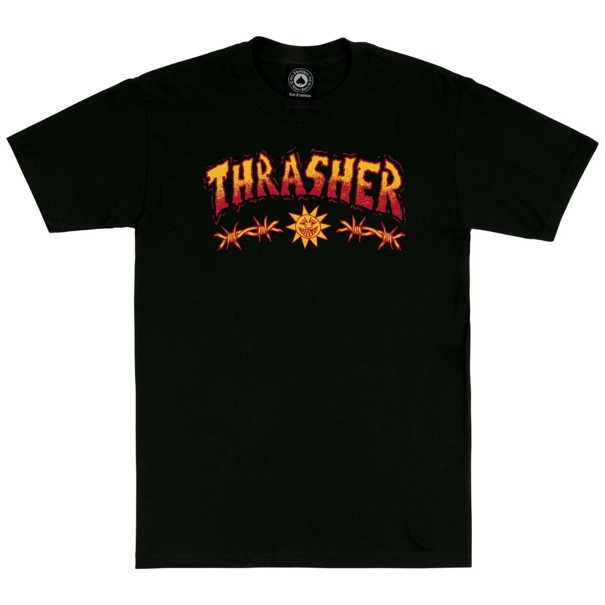 Thrasher Sketch T-Shirt Black