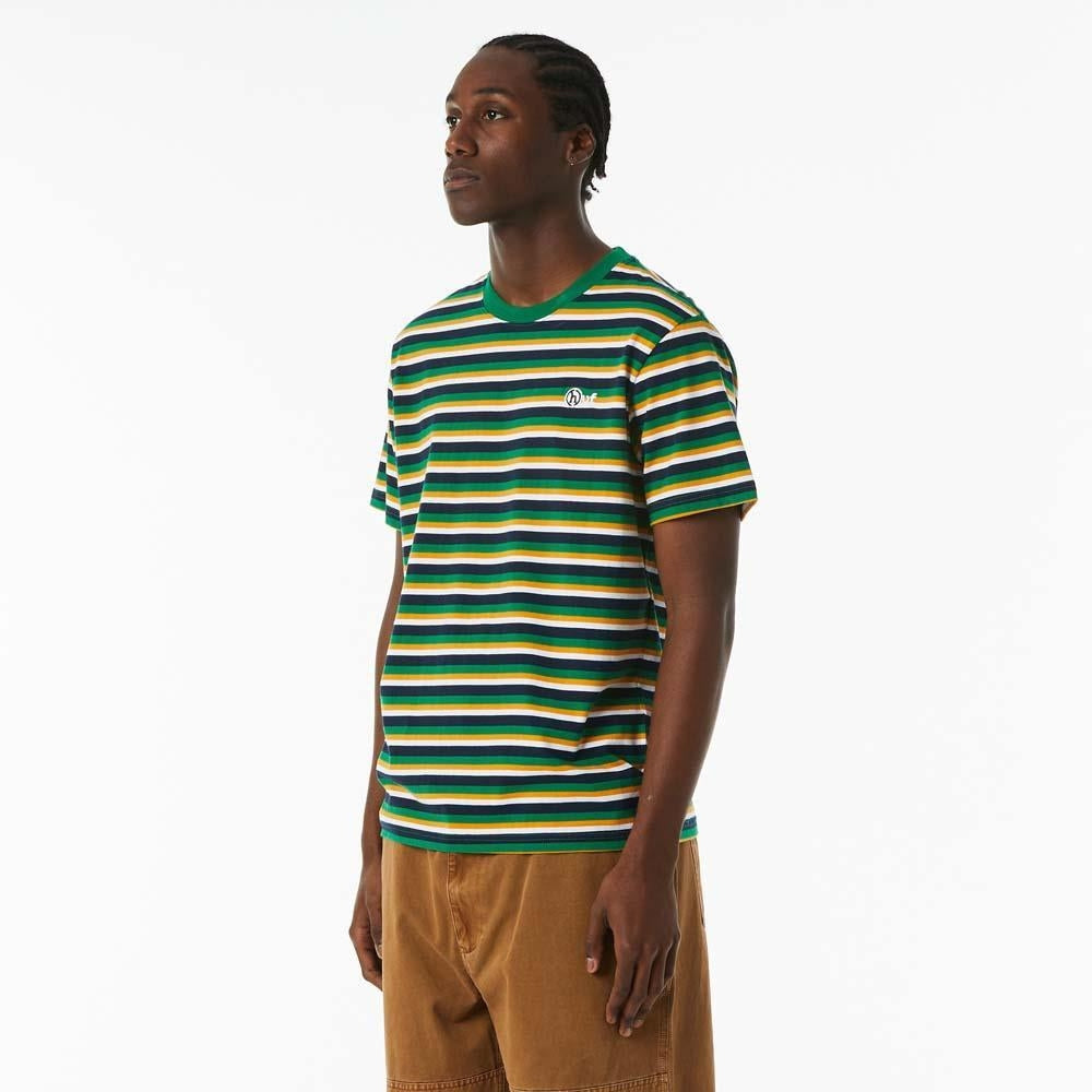 Huf Webster Stripe Knit T-Shirt Gold