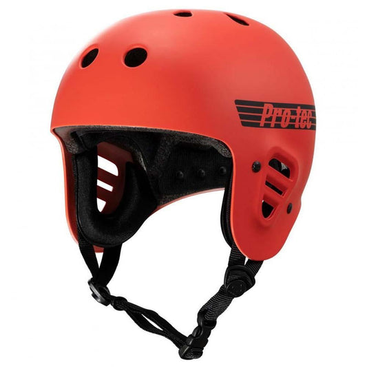 Pro-Tec Helmet Full Cut Matte Bright Red Adult