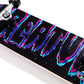 Creature 3D Logo Mini Factory Complete Skateboard Black 7.75"