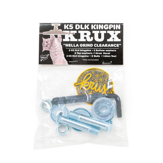 Krux Trucks K5 Down Low Kingpin Silver