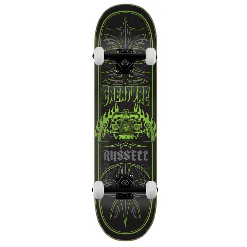 Creature VX Complete Skateboard Russell To The Grave Black Green 8.6"