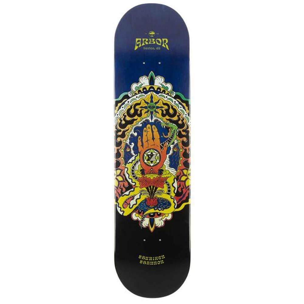 Arbor Shuriken Cosmic Skateboard Deck Multi 8.0"
