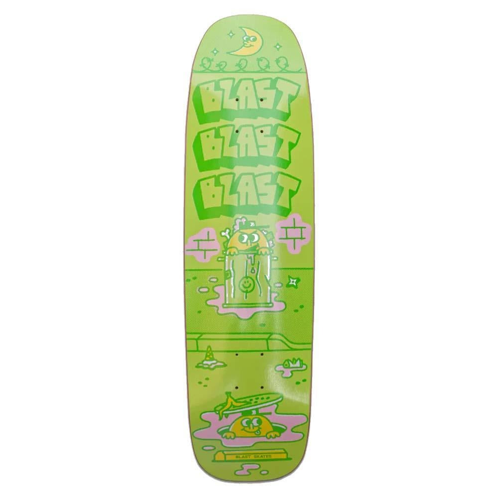 Blast Skates Wild In The Streets Custom Shaped Skateboard Deck 8.7"