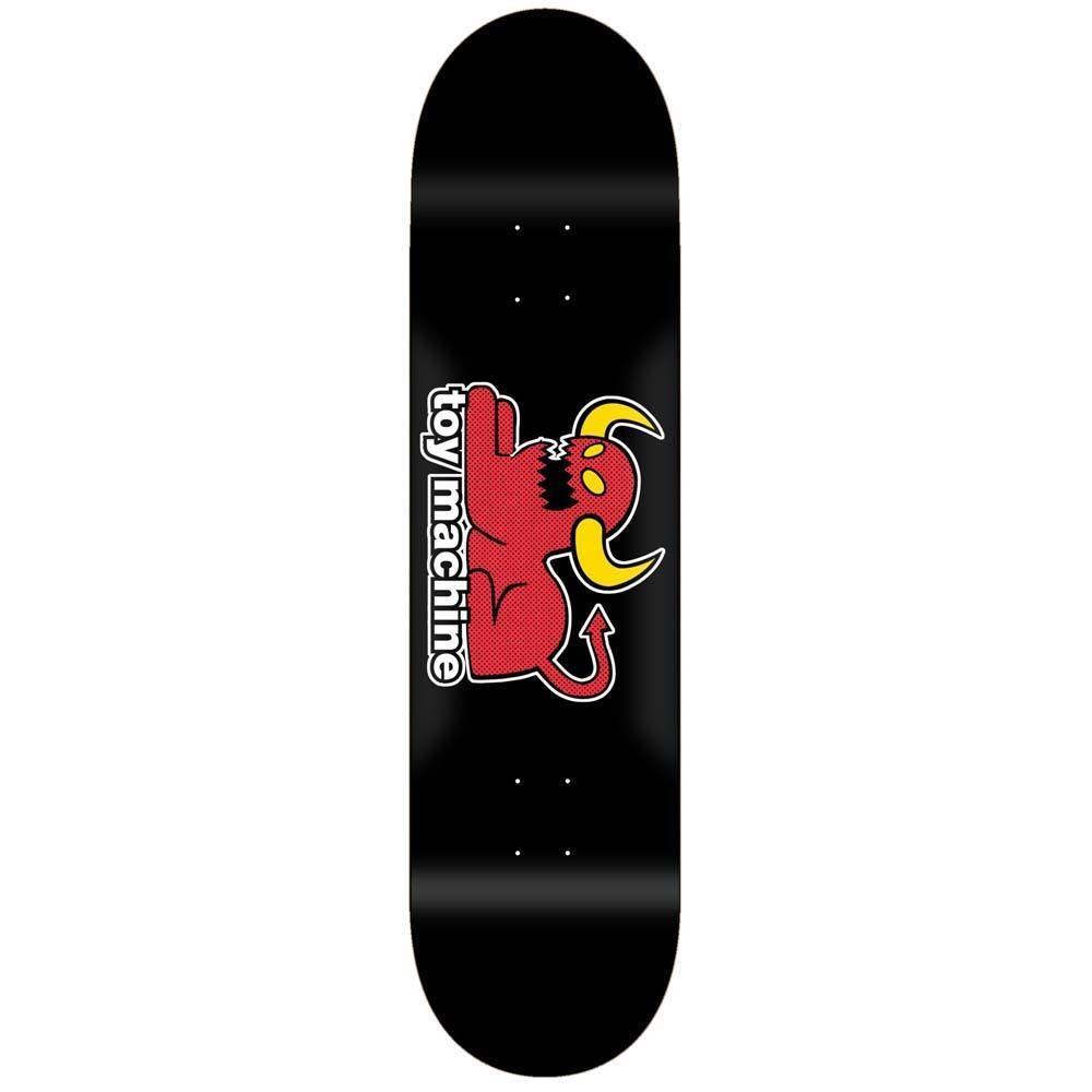 Toy Machine Cat Monster Skateboard Deck Black 8.25"