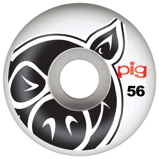 Pig Head Skateboard Wheels Natural 56mm