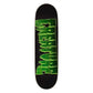 Creature Logo Outline Stumps Skateboard Deck Black 8.6"