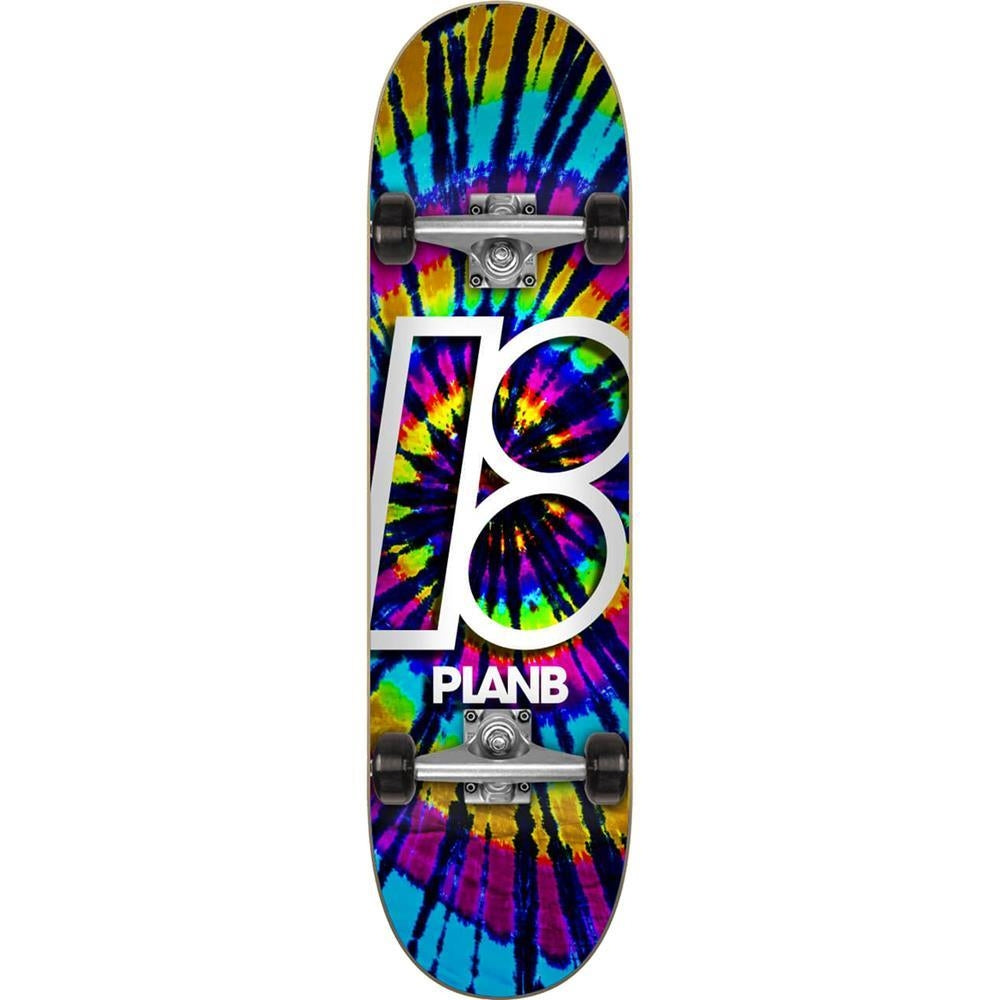 Plan B Team Deep Dye Factory Complete Skateboard Tie Dye 7.75"