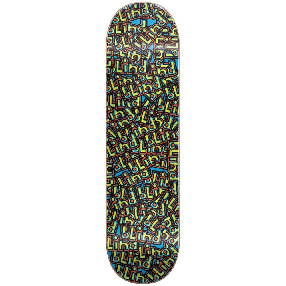 Blind OG Wallpaper Skateboard Deck Blue 8"