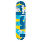 Sushi Deck Spectrum Logo Skateboard Deck Yellow Teal 8.0"