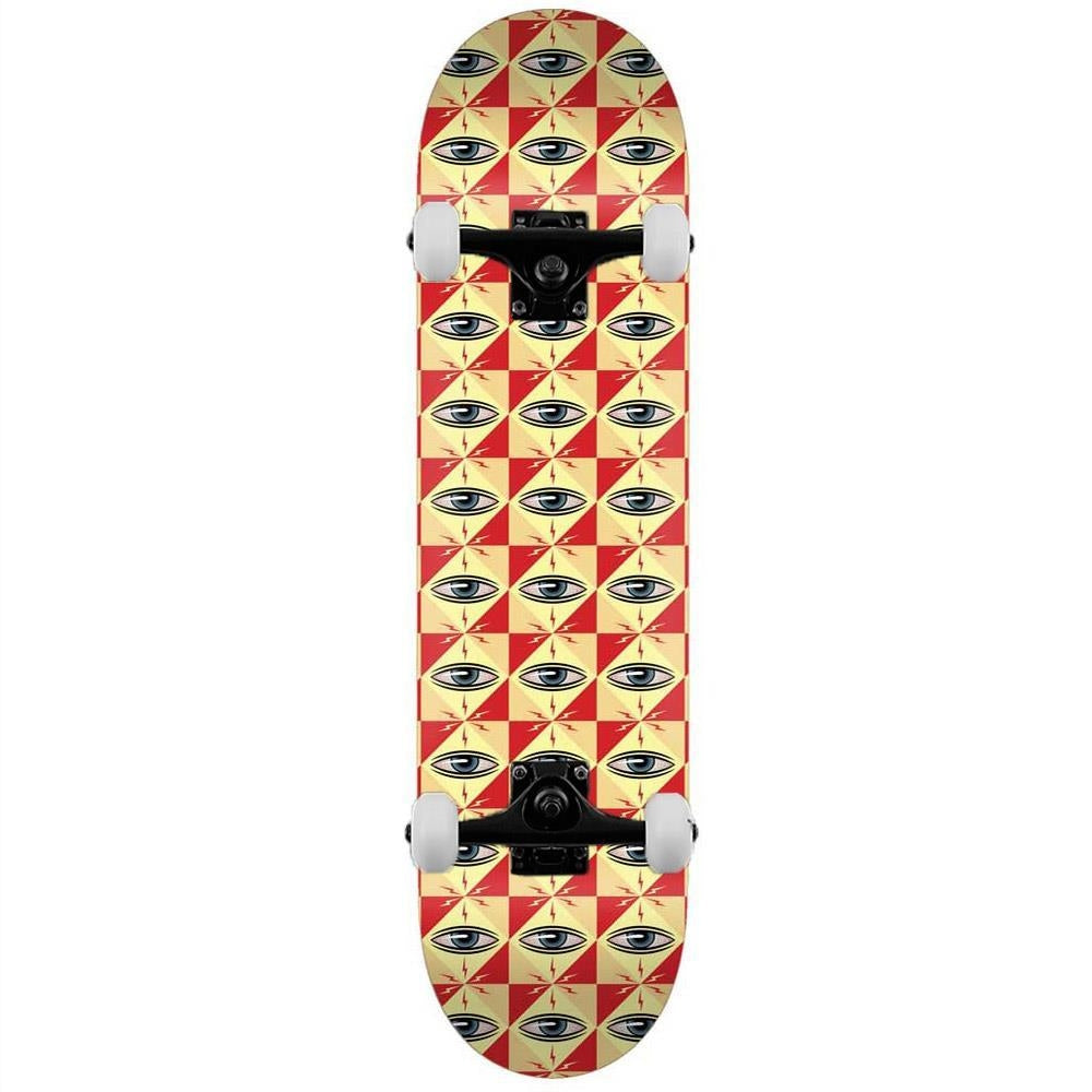Toy Machine Pattern Logo Complete Skateboard 8"