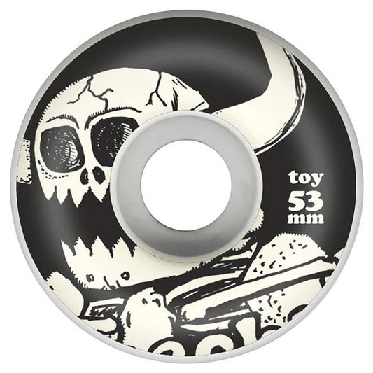 Toy Machine Dead Monsters Skateboard Wheels 100a White 53mm