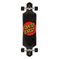 Santa Cruzer Factory Complete Skateboard Classic Dot Drop Thru Black 9" x 36"
