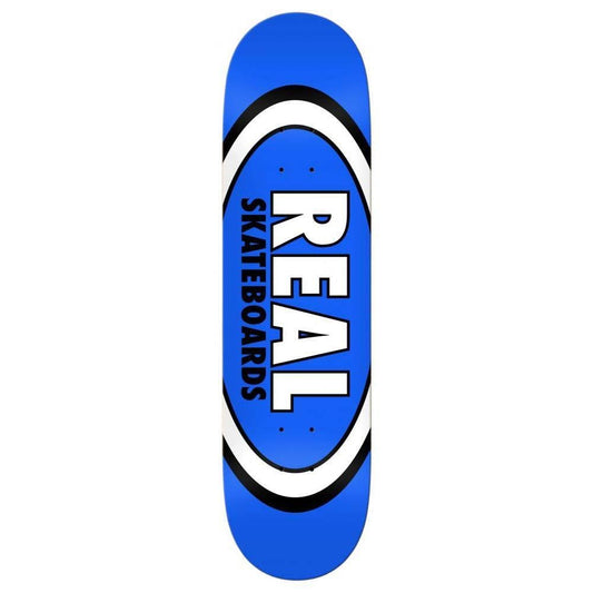 Real Team Classic Oval Skateboard Deck Blue 8.5"