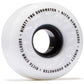 Ricta Wheels Clouds Skateboard Wheels 92A White Black 56mm