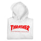 Thrasher Skate Mag Hooded Sweatshirt White & Red