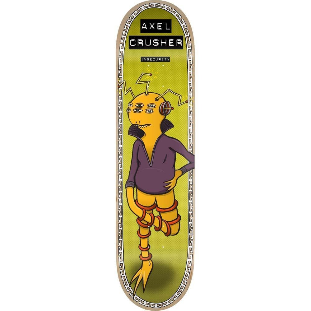 Toy Machine Axel Insecurity Skateboard Deck Green 8.5"