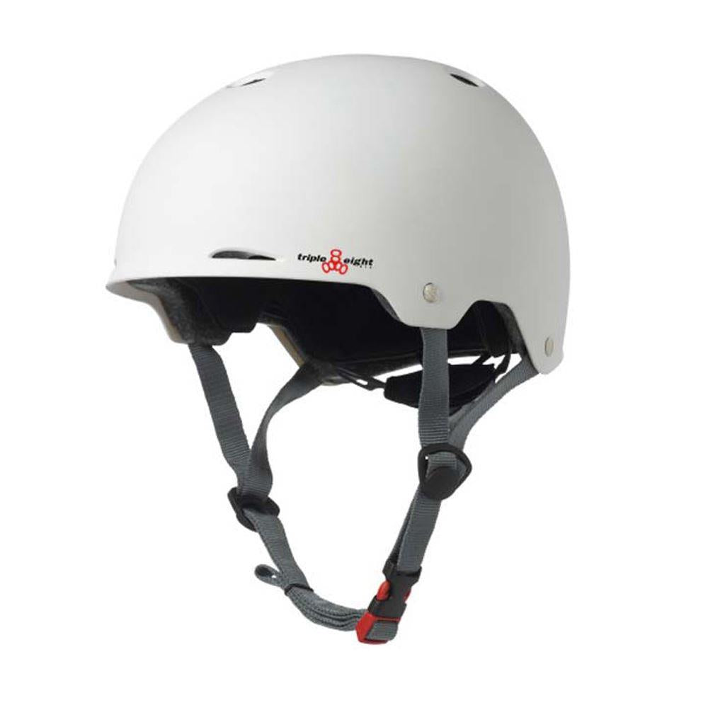 Triple 8 Gotham EPS Helmet Rubber White