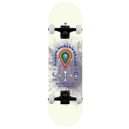 Arbor Complete Skateboard Whiskey 8.5 Experience White 8.5"