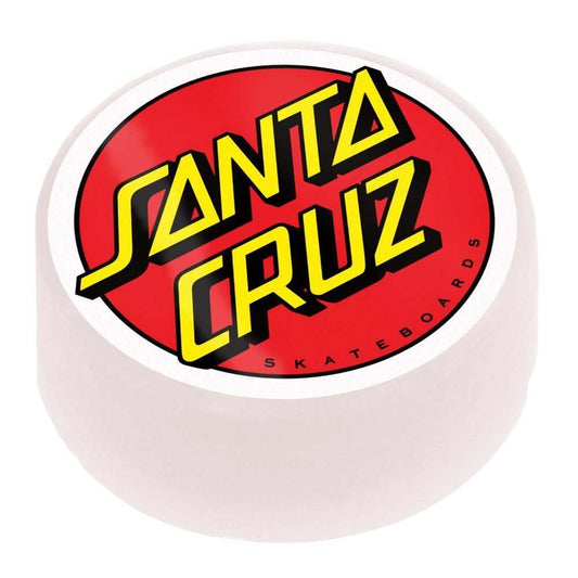 Santa Cruz Skateboard Wax Classic Dot White
