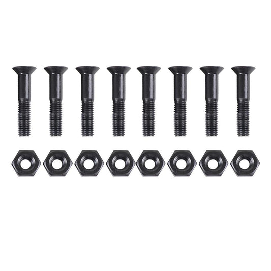 Deez Nuts Skateboard Bolts 1" Allen Key Black x 8
