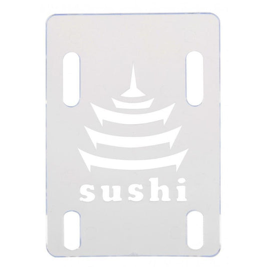 Sushi Skateboard Riser Pads Pagoda Clear 1/8"