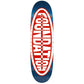 Foundation Oval Egg Navy/Red Skateboard Deck 8.8"