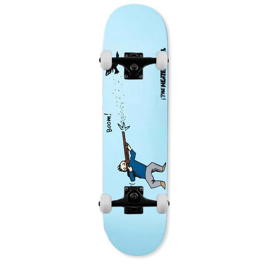 The Heated Wheel Sportsman Complete Skateboard Blue 8.5"