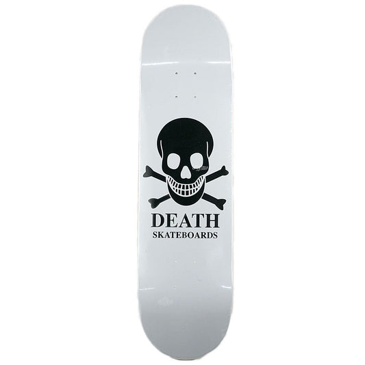 Death White Skull Skateboard Deck 8"