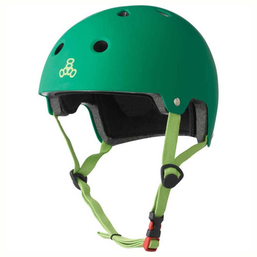 Triple 8 Brainsaver EPS Helmet Rubber Kelly Green
