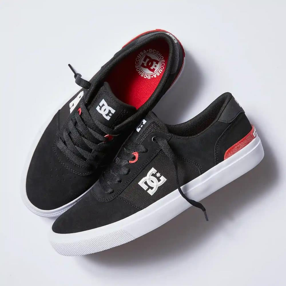 Dc shoes black store white