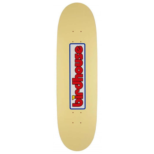 Birdhouse Team Toy Logo Skateboard Deck Cream 90's Shape 8.5"