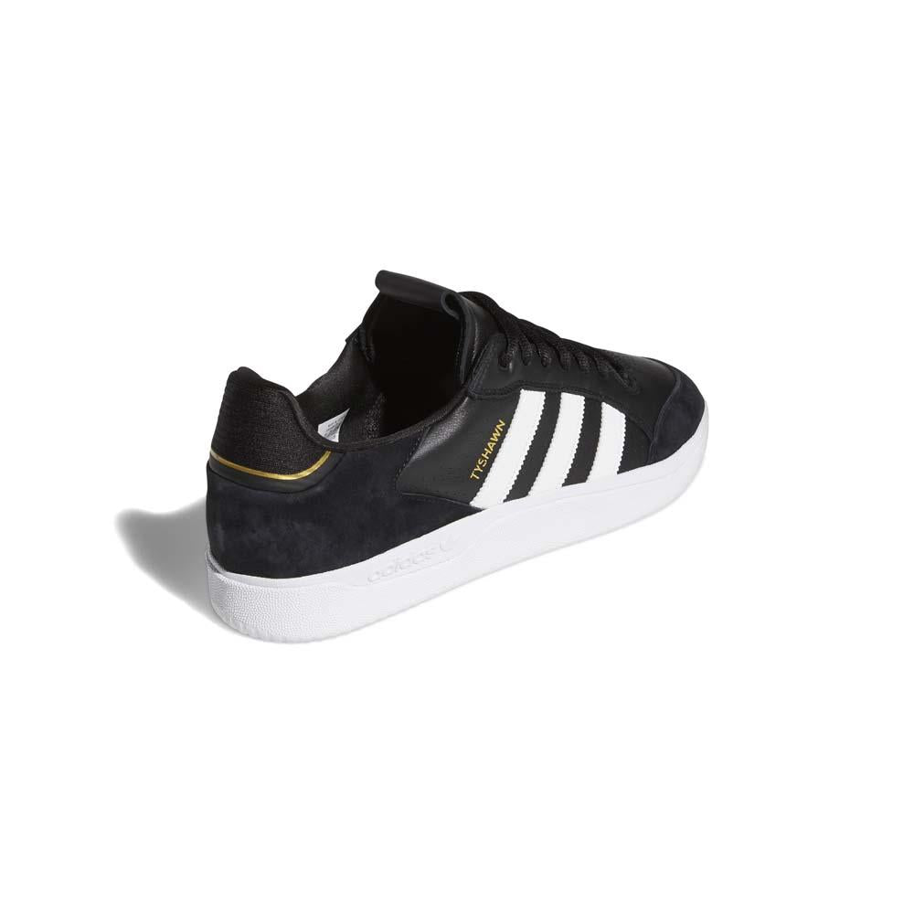 Adidas Skateboarding Tyshawn Low Black Feather White Gold Metallic Skate Shoes