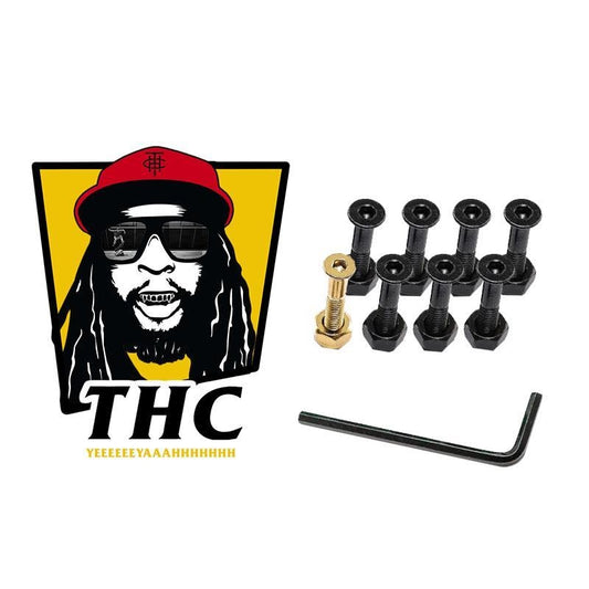 The Hardware Company THC Gold G.O.A.T. Skateboard Nuts & Bolts