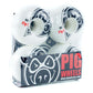 Pig Head Skateboard Wheels Natural 56mm