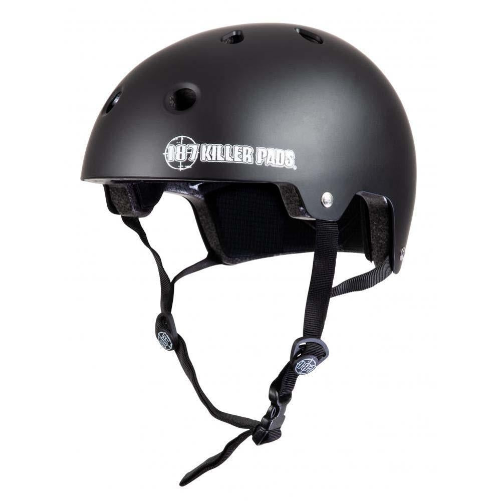 187 Killer Pads Certified Helmet With Adjuster Matte Black YOUTH Xsmall JUNIOR