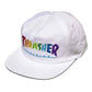 Thrasher Magazine Rainbow Mag Snapback Hat White