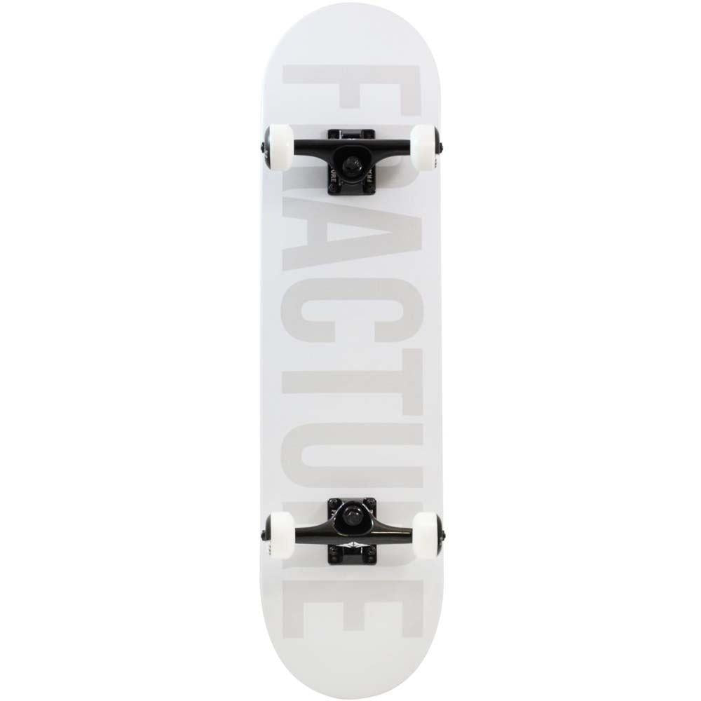 Fracture Skateboards Fade Factory Complete Skateboard White 8.0"