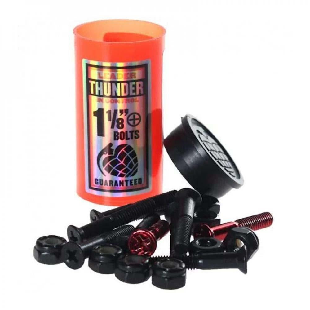 Thunder Phillips Skateboard Bolts Black Red 1 1/8"