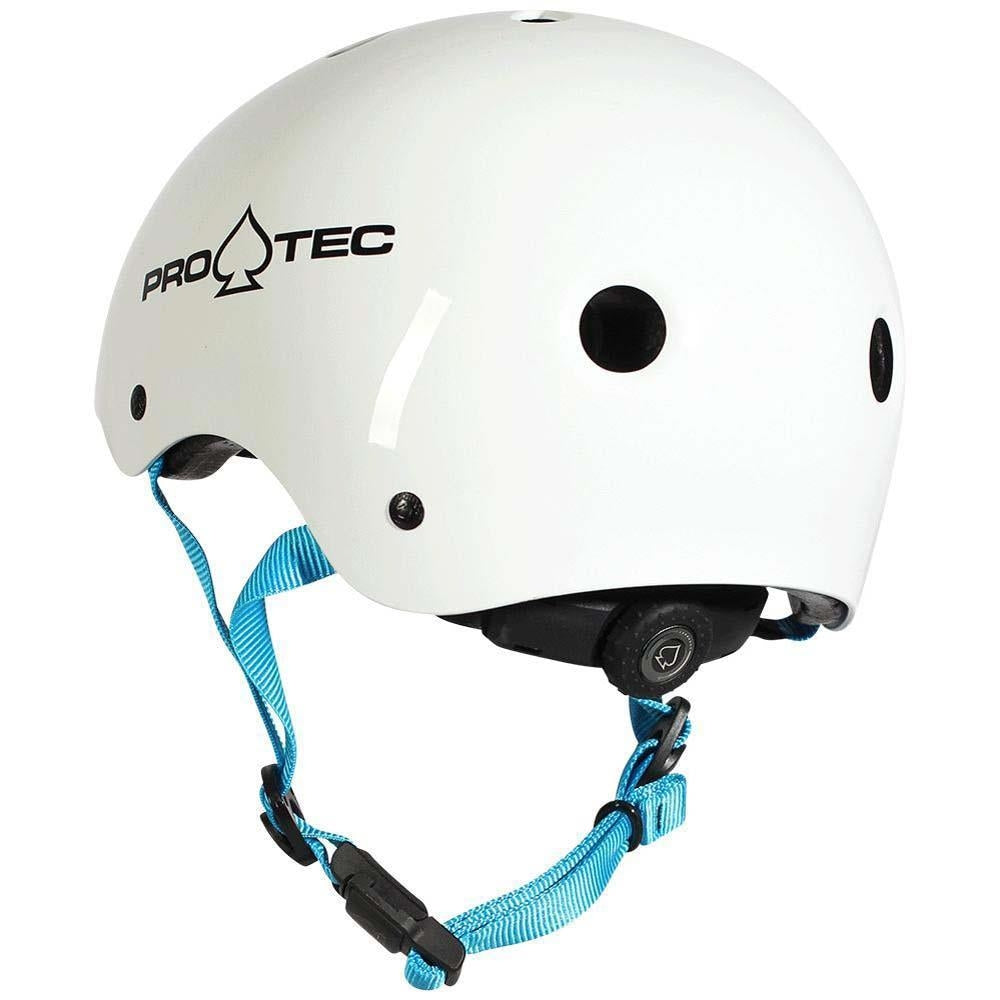 Pro-Tec Helmet JR Classic Fit Cert Gloss White YOUTH Medium