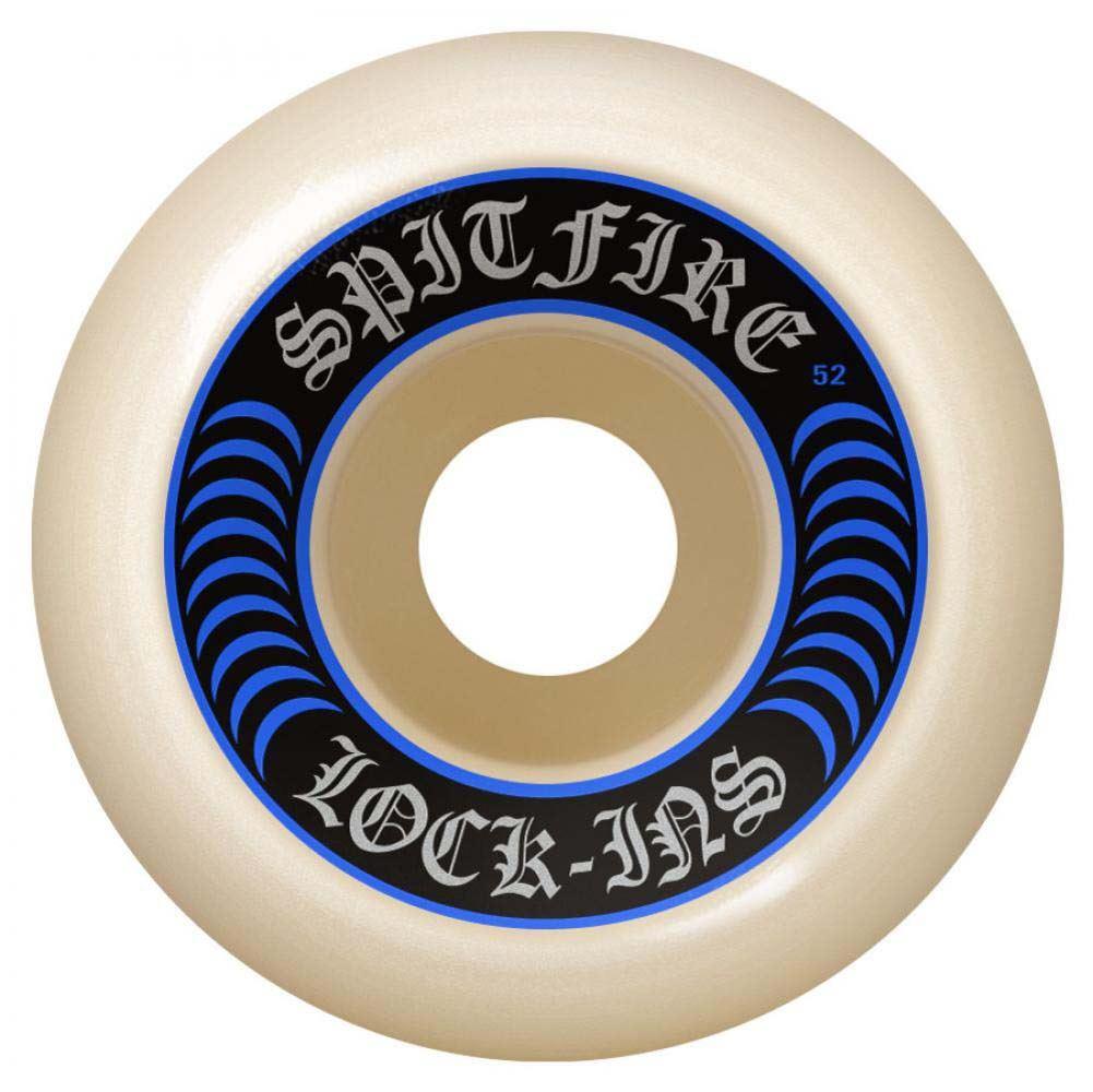 Spitfire Formula Four Lock Ins Skateboard Wheels 99DU Natural 55MM