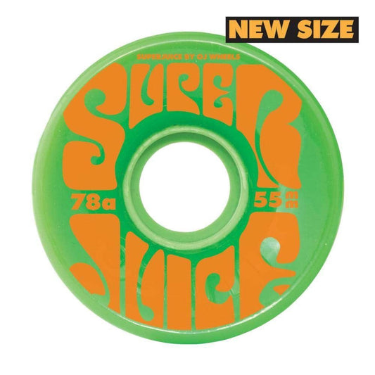 OJ Soft Mini Super Juice Skateboard Wheels 78a Green 55mm