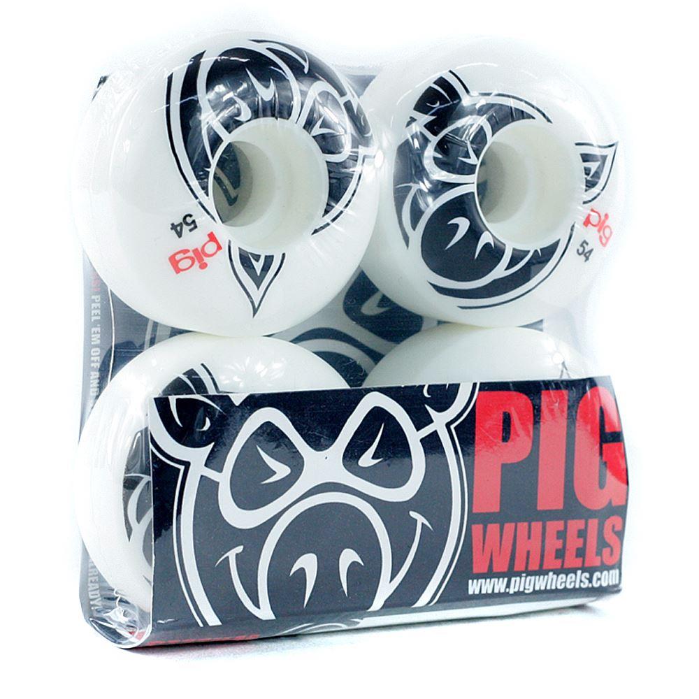 Pig Head Skateboard Wheels Natural 54mm