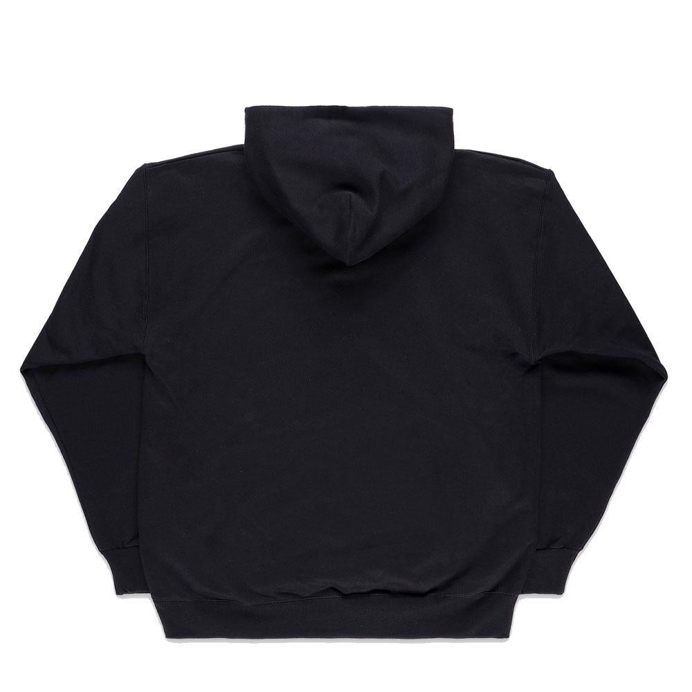 Thrasher Hooded Sweatshirt Double Flame Logo Hoodie Black