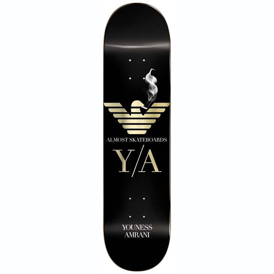 Almost Youness Luxury Super Sap Skateboard Deck Black 8"