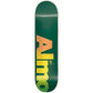 Almost Fall Off Logo Skateboard Deck Green 8.25"