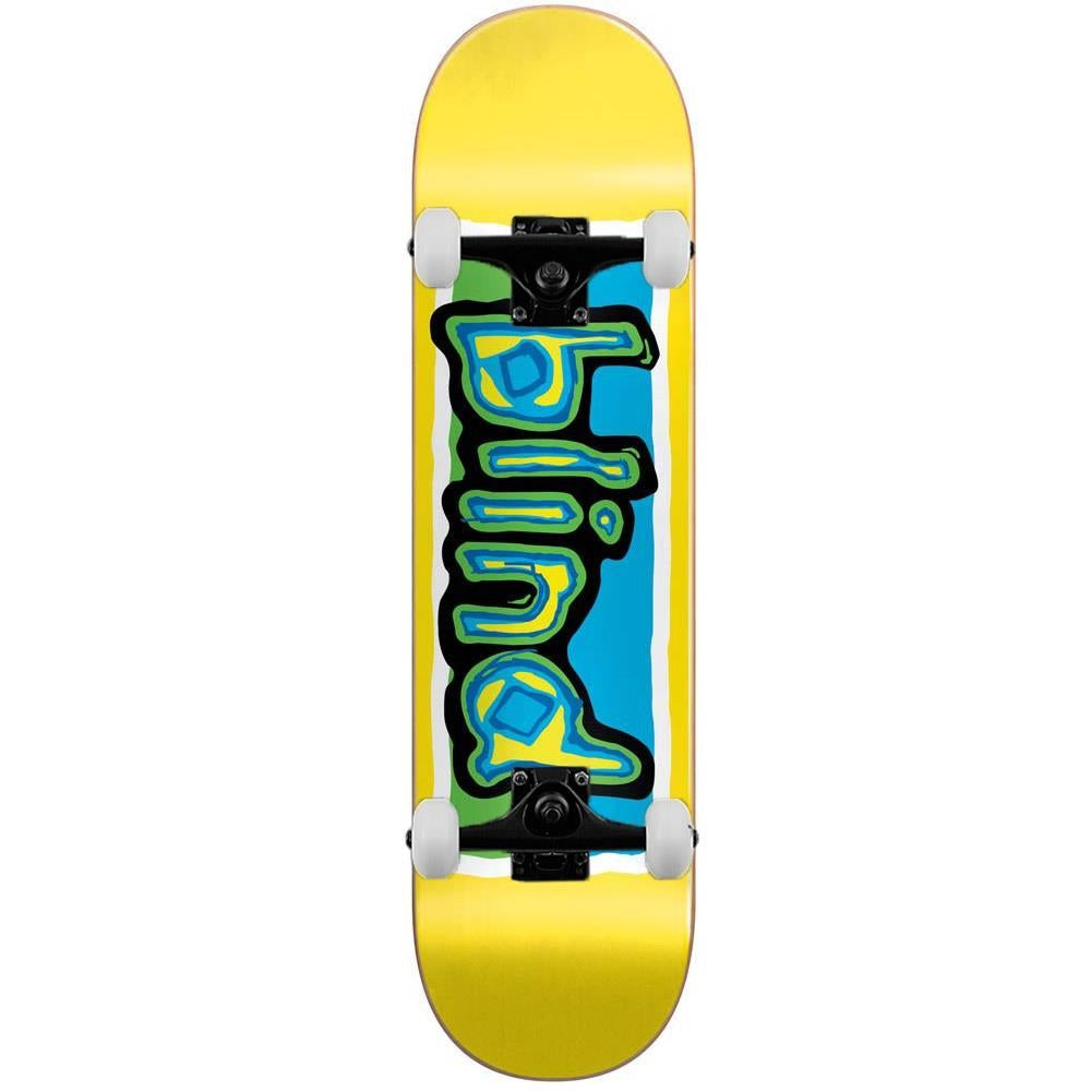 Blind Colored Logo Complete Skateboard Yellow 8"