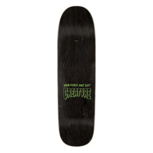 Creature Skateboard Deck Rhino Guest Capture Black/Green 8.65"