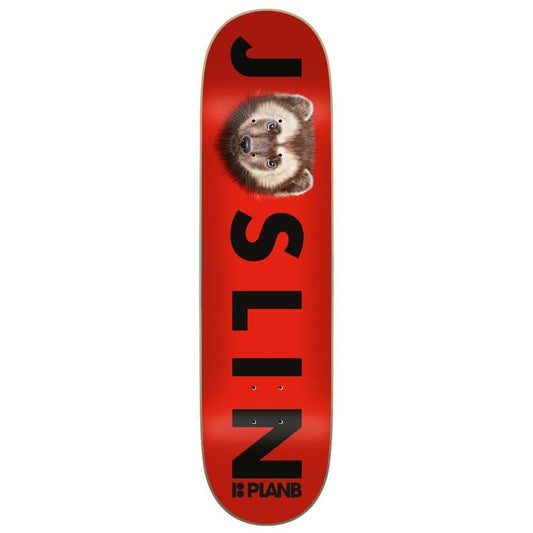Plan B Fury Joslin Skateboard Deck Red 8"