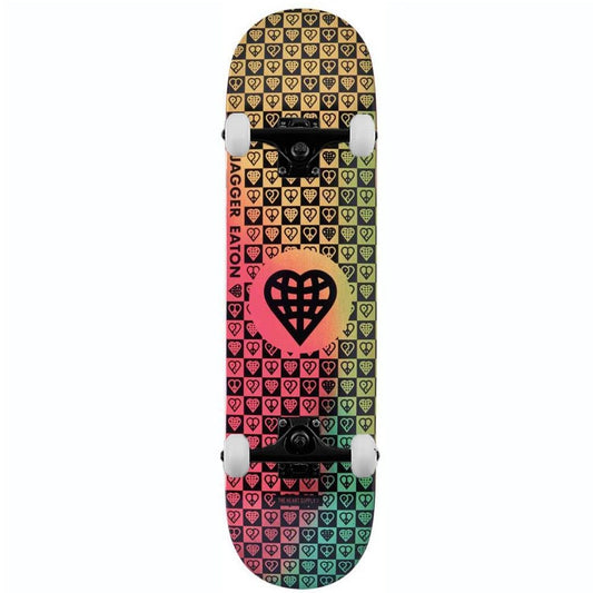 Heart Supply Jagger Eaton Trinity Tie-Dye Veneer Impact Light Complete Skateboard 8"